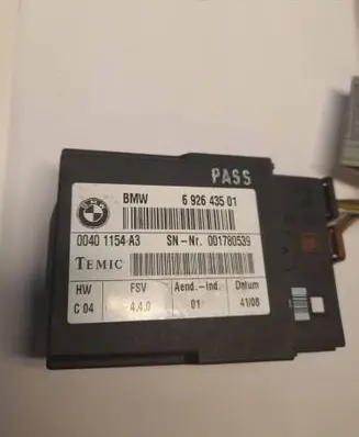 BMW X5 E70 Door control unit/module 692643501 00401154A3