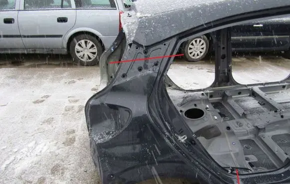 Hyundai i10 Rear quarter panel 