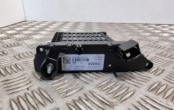 Electric cabin heater radiator
