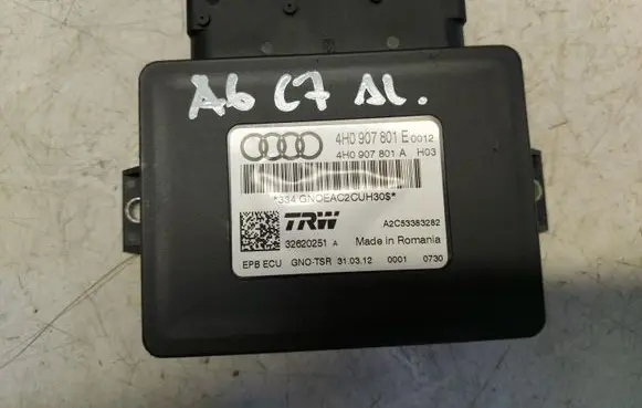Audi A6 Allroad C7 Hand brake control module 4H0907801E