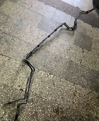 Peugeot 508 RXH Hybrid/electric vehicle battery cooling hoses/tubes 9672583080