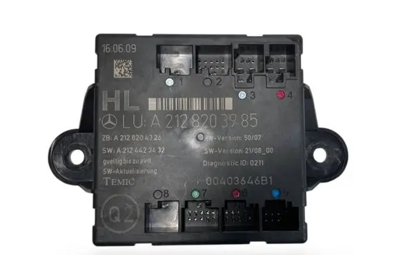 Mercedes-Benz C W204 Door control unit/module A2128203985 A2128204326 A2124423432