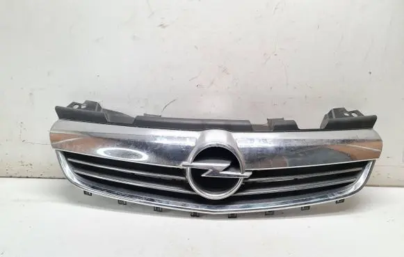 Opel Zafira B Front bumper upper radiator grill 13247331