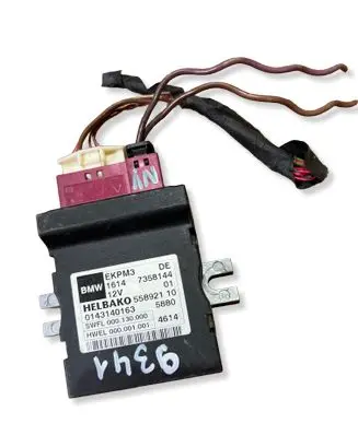 BMW 3 E90 E91 Fuel injection pump control unit/module 7358144