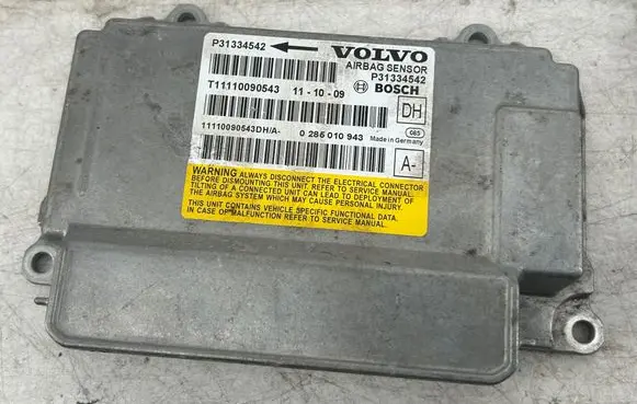 Volvo S60 Airbag control unit/module P31334542 T11110090543 0285010943