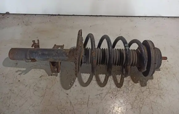 Front shock absorber with coil spring