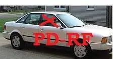 Audi 80 90 B3 Front door window glass four-door 893845021