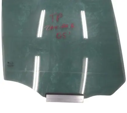 Opel Zafira B Rear door window glass AS3