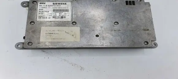 BMW 7 E65 E66 Phone control unit/module 84116926472 11585217 Q6P9328306