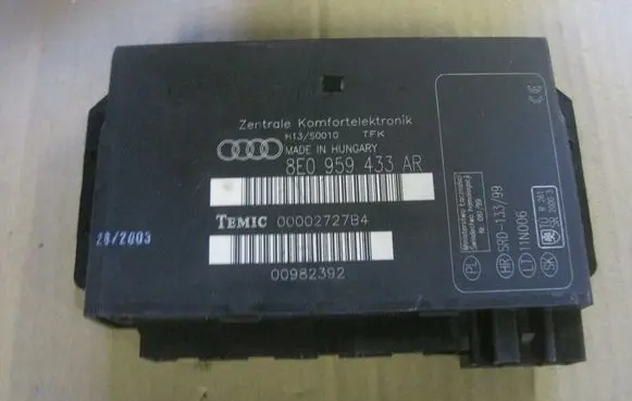 Audi A4 S4 B6 8E 8H Comfort/convenience module 8E0959433AR