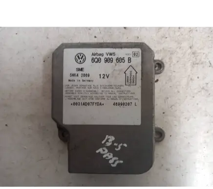 Volkswagen PASSAT B5 Airbag control unit/module 6Q0909605B 5WK42869 46990207L