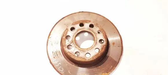 Skoda Octavia Mk2 (1Z) Rear brake disc neventiliuojamas