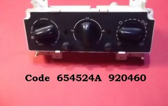 Citroen Xsara Picasso Climate control unit 654524A 920460