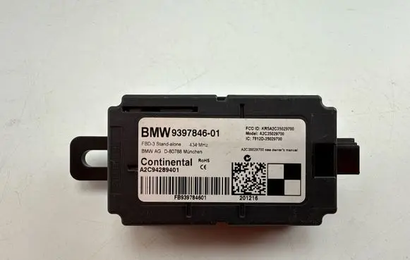 BMW 1 F20 F21 Antenna control unit 9397846