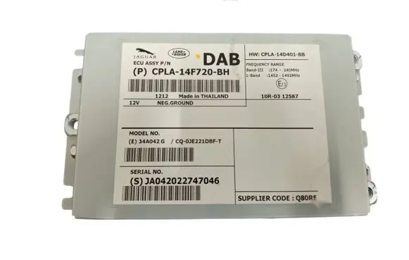 Jaguar XJ X351 HiFi Audio sound control unit CPLA14F720BH 34A042G CQ0JE221DBFT