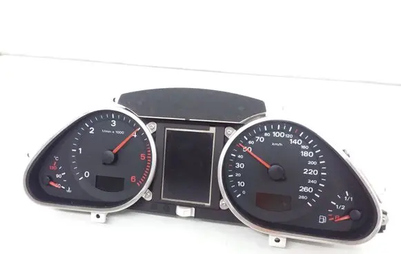 Audi A6 S6 C6 4F Speedometer (instrument cluster) 4F0920931P 4F0910930C