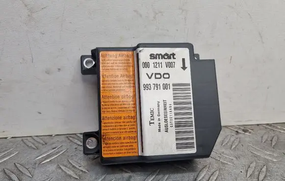 Smart ForTwo I Airbag control unit/module 0001211V007 993791001
