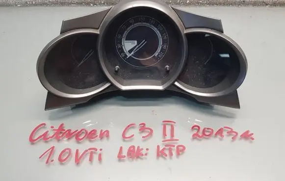 Citroen C3 Speedometer (instrument cluster) 98041179XT