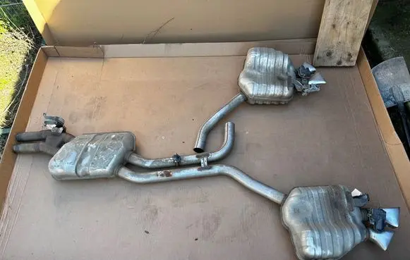 Audi A8 S8 D4 4H Rear muffler/silencer tail pipe 