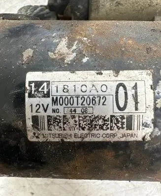 Mitsubishi Grandis Starter motor M000T20672 1810A0