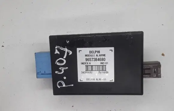 Peugeot 407 Alarm control unit/module 9657384680 34300602