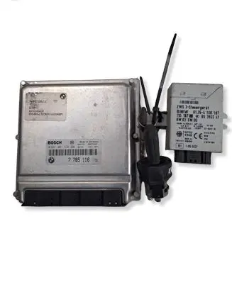 BMW 5 E39 Engine ECU kit and lock set 7785116 61354100187