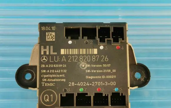 Mercedes-Benz E W212 Door control unit/module A2128208726