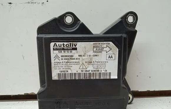 Citroen C3 Airbag control unit/module 9803832380 626181500