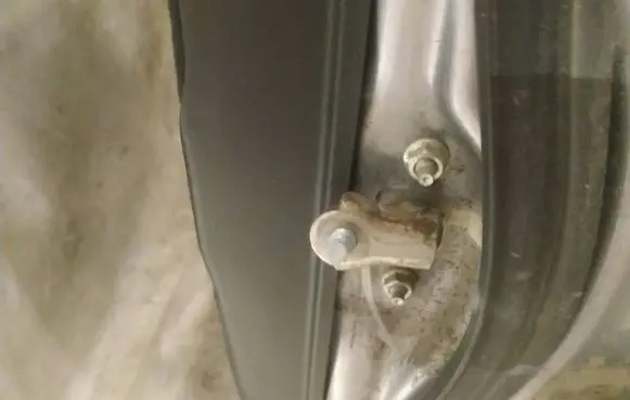 Subaru Outback Rear door check strap stopper 