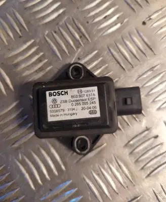 Audi A8 S8 D3 4E ESP acceleration yaw rate sensor 8E0907637A 5008579 0265005245
