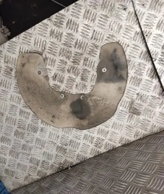 Audi A6 Allroad C6 Front brake disc dust cover plate 4f0612105n