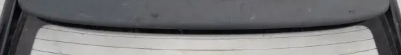 Opel Astra F Tailgate/trunk spoiler JUODA