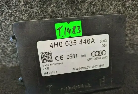 Audi A8 S8 D4 4H Phone control unit/module 4H0035446A