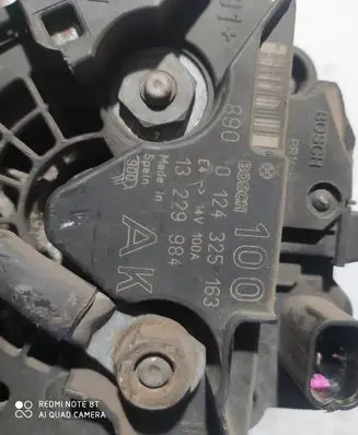 Volkswagen Golf IV Generator/alternator 037903025F 7866778L