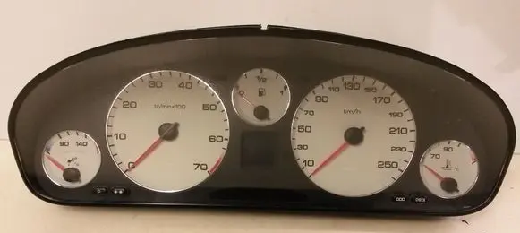 Peugeot 607 Speedometer (instrument cluster) 9639118680