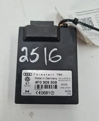 Volkswagen Touareg I Auxiliary heating control unit/module 4F0909509