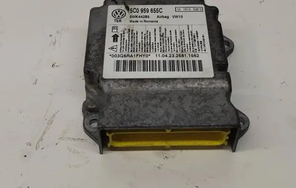 Volkswagen Golf VI Airbag control unit/module 5C0959655C 5WK44285 0H013S0613