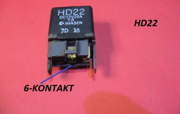 Mazda MX-6 Other relay HD22