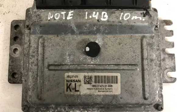 Nissan Note (E11) Engine control unit/module MEC37670D10309