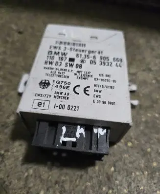 BMW 5 E39 Immobilizer control unit/module 61356905668 05393244 110187
