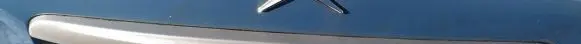 Citroen C3 Trunk door license plate light bar 