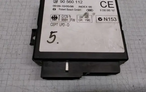 Opel Astra G Comfort/convenience module 90560112 90560112CE 9330065187