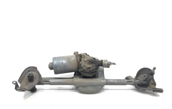 Front wiper linkage and motor