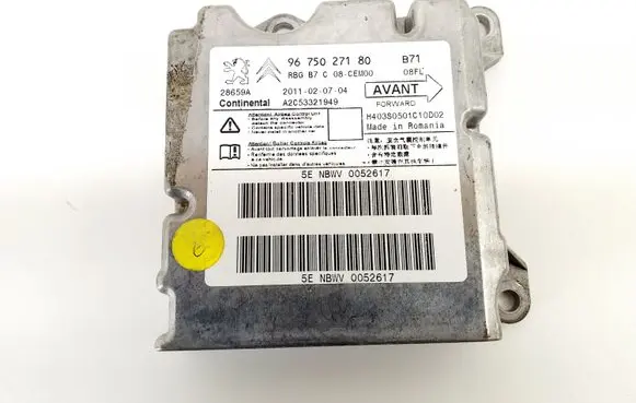 Citroen C4 I Airbag control unit/module 9675027180