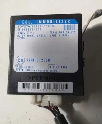 Toyota Corolla Verso E121 Immobilizer control unit/module 8978013010 62621500