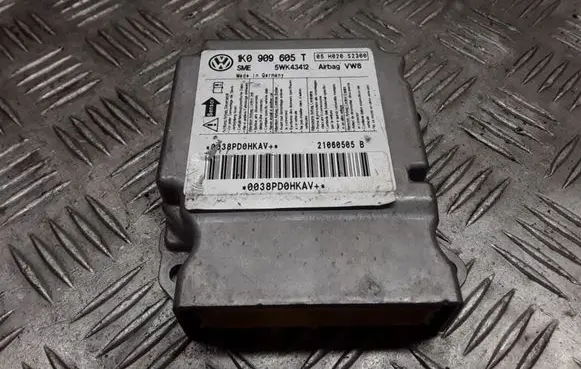 Volkswagen Jetta V Airbag control unit/module 1K0909605T 5WK43412