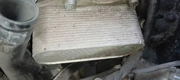 Engine oil radiator
