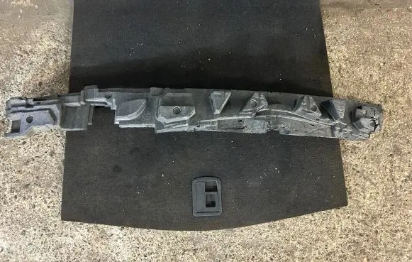 Front bumper foam support bar