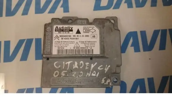 Citroen C4 I Airbag control unit/module 603726100 9653493780