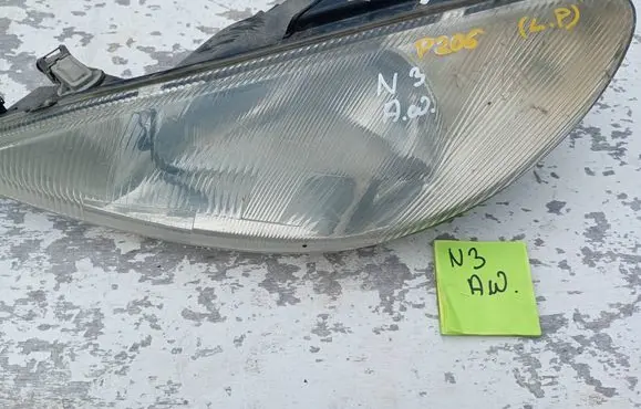 Peugeot 206 Headlight/headlamp 1212123